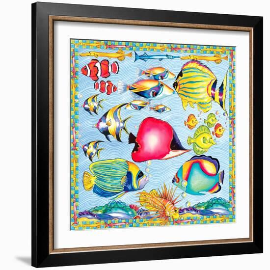 Fish Pattern-Ormsby, Anne Ormsby-Framed Art Print