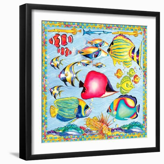 Fish Pattern-Ormsby, Anne Ormsby-Framed Art Print