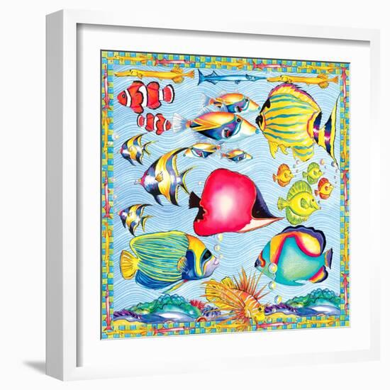 Fish Pattern-Ormsby, Anne Ormsby-Framed Art Print