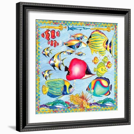 Fish Pattern-Ormsby, Anne Ormsby-Framed Art Print