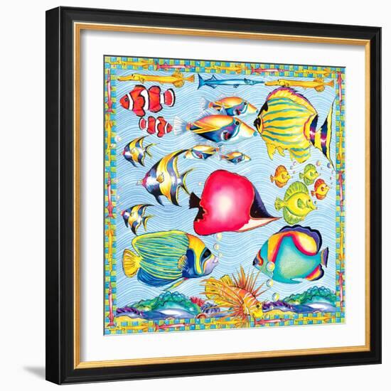 Fish Pattern-Ormsby, Anne Ormsby-Framed Art Print