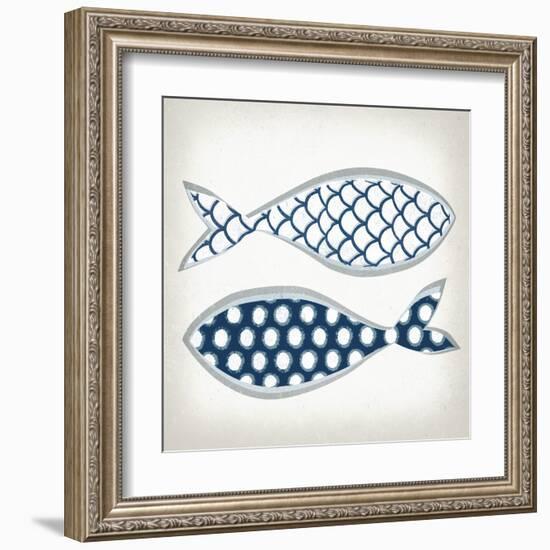 Fish Patterns II-Tandi Venter-Framed Art Print