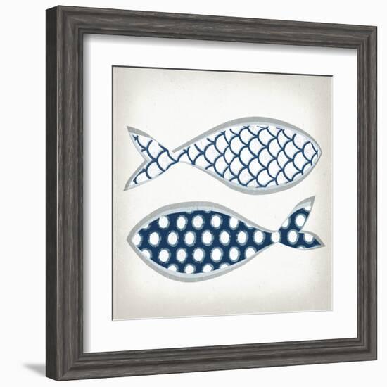 Fish Patterns II-Tandi Venter-Framed Art Print