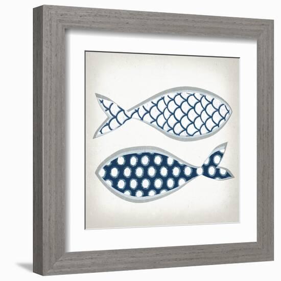 Fish Patterns II-Tandi Venter-Framed Art Print