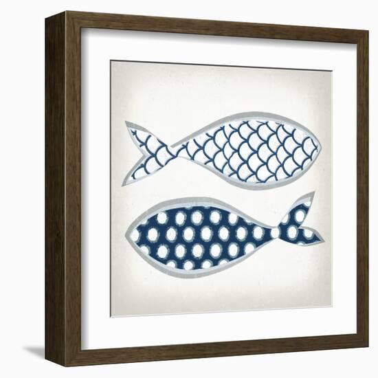 Fish Patterns II-Tandi Venter-Framed Art Print