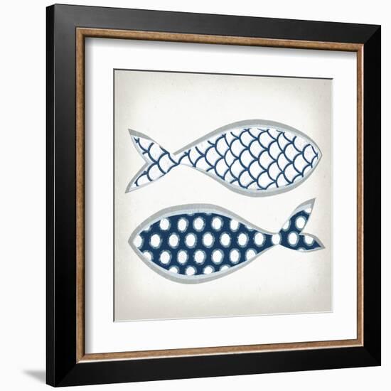 Fish Patterns II-Tandi Venter-Framed Art Print