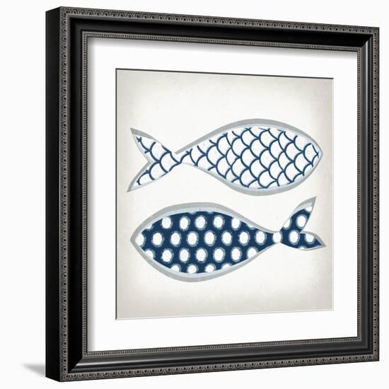 Fish Patterns II-Tandi Venter-Framed Art Print