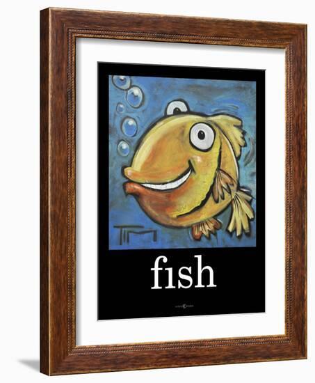 Fish Poster-Tim Nyberg-Framed Giclee Print