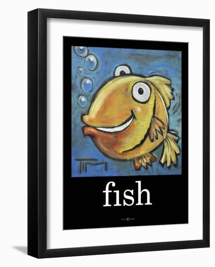 Fish Poster-Tim Nyberg-Framed Giclee Print