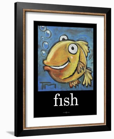 Fish Poster-Tim Nyberg-Framed Giclee Print