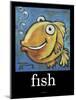 Fish Poster-Tim Nyberg-Mounted Giclee Print