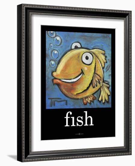 Fish Poster-Tim Nyberg-Framed Giclee Print