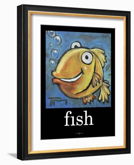 Fish Poster-Tim Nyberg-Framed Giclee Print