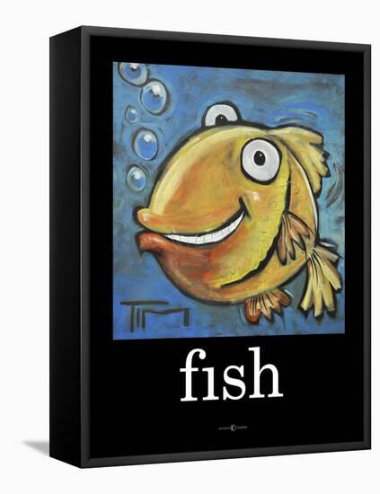 Fish Poster-Tim Nyberg-Framed Premier Image Canvas