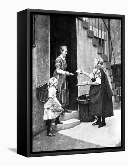 Fish Seller, Scotland, 1936-Donald Mcleish-Framed Premier Image Canvas