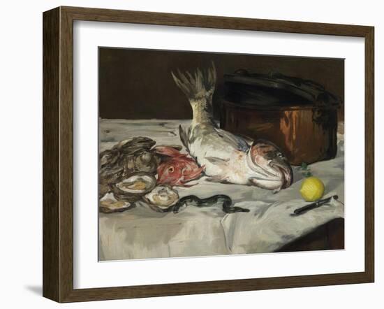 Fish (Still Life), 1864-Edouard Manet-Framed Giclee Print