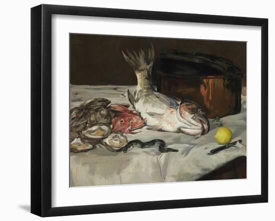 Fish (Still Life), 1864-Edouard Manet-Framed Giclee Print