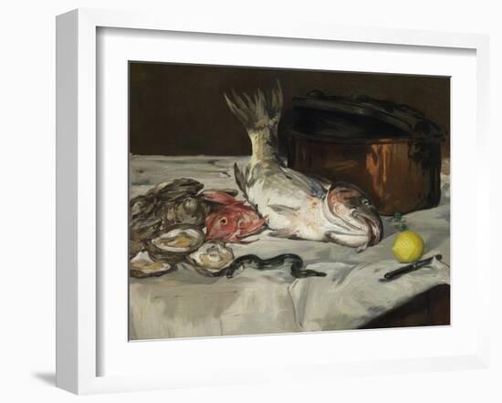 Fish (Still Life), 1864-Edouard Manet-Framed Giclee Print