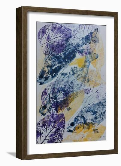 Fish Swim 2020 Oils-jocasta shakespeare-Framed Giclee Print