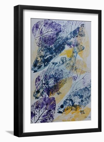 Fish Swim 2020 Oils-jocasta shakespeare-Framed Giclee Print