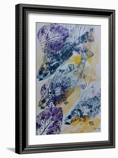 Fish Swim 2020 Oils-jocasta shakespeare-Framed Giclee Print