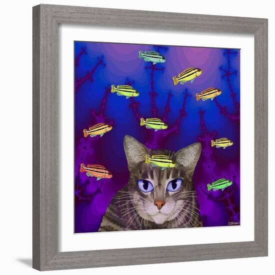 Fish Tales 12-David Sheskin-Framed Giclee Print