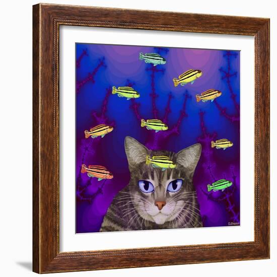 Fish Tales 12-David Sheskin-Framed Giclee Print