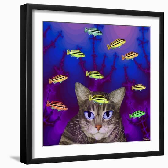 Fish Tales 12-David Sheskin-Framed Giclee Print