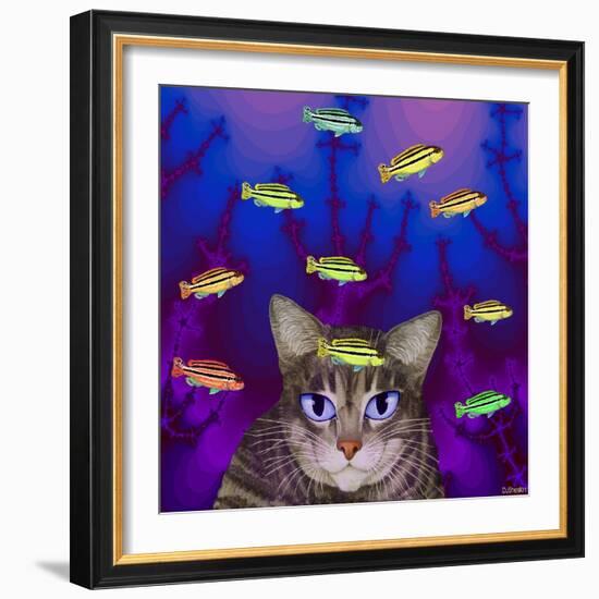 Fish Tales 12-David Sheskin-Framed Giclee Print