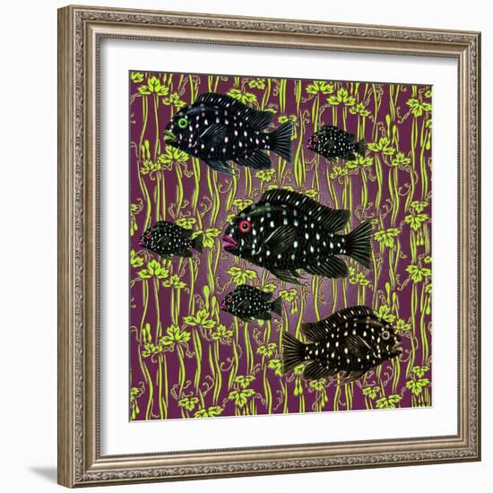 Fish Tales 4-David Sheskin-Framed Giclee Print