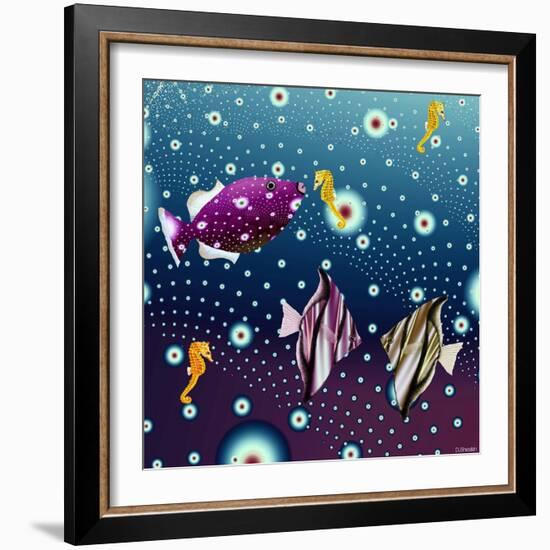 Fish Tales 8-David Sheskin-Framed Giclee Print