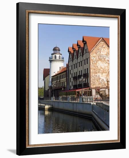 Fish Village, Modern Development Along the Pregolya River, Kaliningrad, Russia-Gavin Hellier-Framed Photographic Print