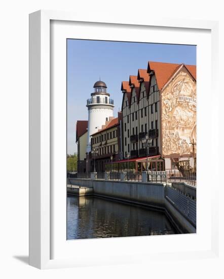 Fish Village, Modern Development Along the Pregolya River, Kaliningrad, Russia-Gavin Hellier-Framed Photographic Print