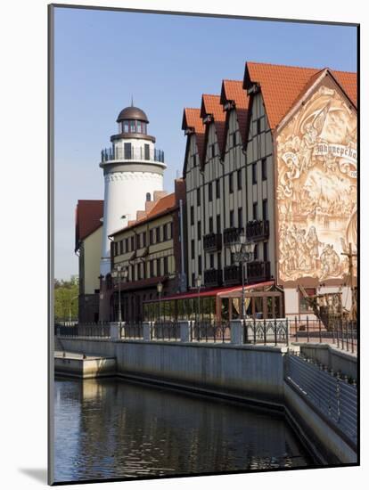 Fish Village, Modern Development Along the Pregolya River, Kaliningrad, Russia-Gavin Hellier-Mounted Photographic Print