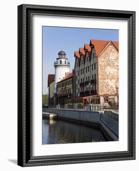 Fish Village, Modern Development Along the Pregolya River, Kaliningrad, Russia-Gavin Hellier-Framed Photographic Print