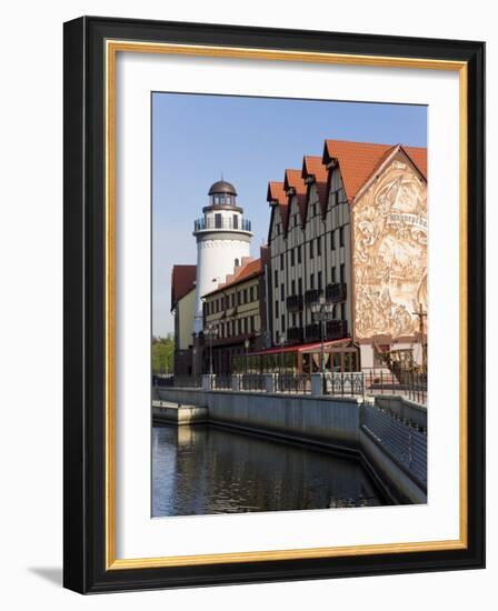 Fish Village, Modern Development Along the Pregolya River, Kaliningrad, Russia-Gavin Hellier-Framed Photographic Print