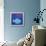 Fish With Spiral Moon-Casey Craig-Framed Stretched Canvas displayed on a wall