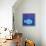 Fish With Spiral Moon-Casey Craig-Framed Stretched Canvas displayed on a wall