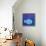 Fish With Spiral Moon-Casey Craig-Framed Stretched Canvas displayed on a wall