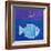 Fish With Spiral Moon-Casey Craig-Framed Art Print