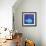 Fish With Spiral Moon-Casey Craig-Framed Art Print displayed on a wall