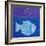 Fish With Spiral Moon-Casey Craig-Framed Art Print