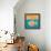 Fish With Spiral Sun-Casey Craig-Framed Stretched Canvas displayed on a wall