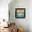 Fish With Spiral Sun-Casey Craig-Framed Stretched Canvas displayed on a wall