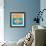 Fish With Spiral Sun-Casey Craig-Framed Art Print displayed on a wall