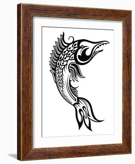 Fish-worksart-Framed Art Print