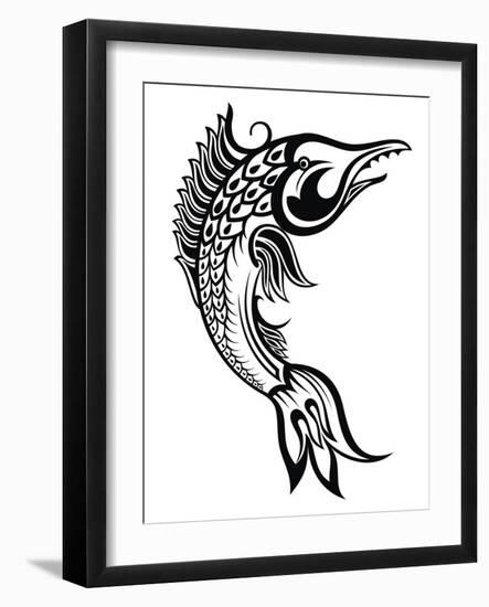 Fish-worksart-Framed Art Print