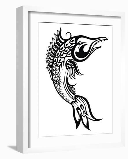 Fish-worksart-Framed Art Print