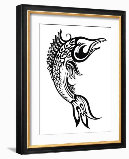 Fish-worksart-Framed Art Print