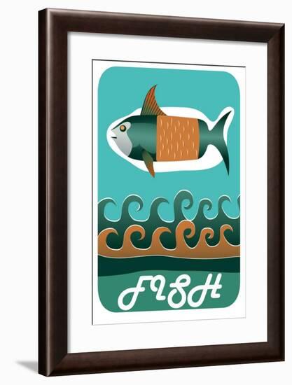 Fish-OddMary-Framed Art Print